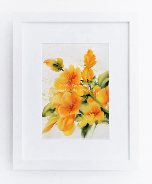 8x10 Yellow Garden